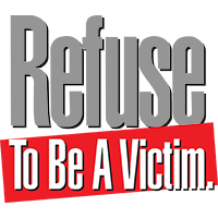 NRA Refuse To Be A Victim logo